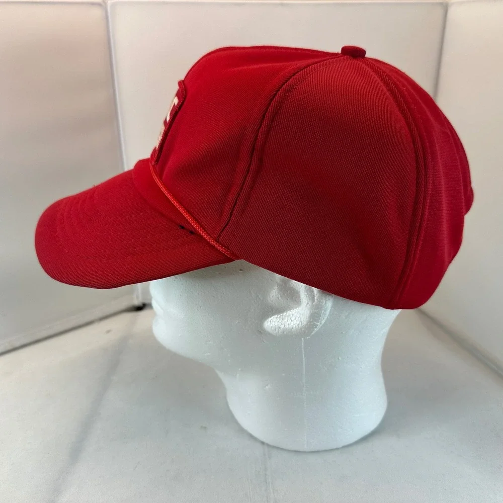 Vintage GMC Trucks Hat Cap Red Embroidered Logo Snapback Adjustable‎ Mens - Picture 5 of 13